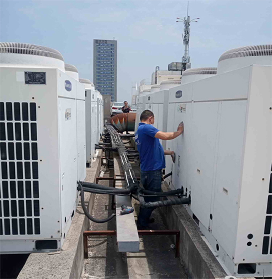 信阳市中央空调制热和不制冷系统维修方法